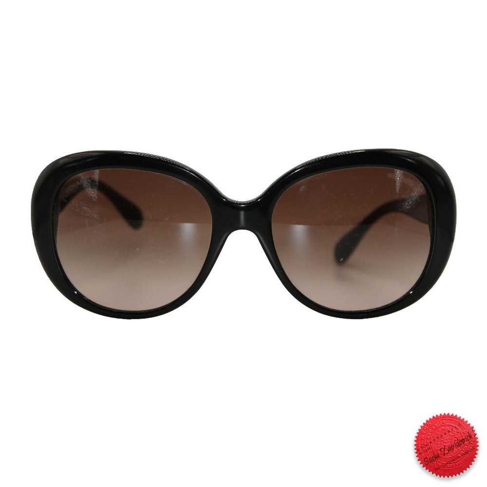CHANEL Black 5312 C.943/S5 57/18-135 3n and Beige Frame/ Brown Gradient Sunglass